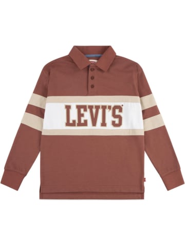 Levi's Kids Poloshirt in Rot/ Weiß/ Beige