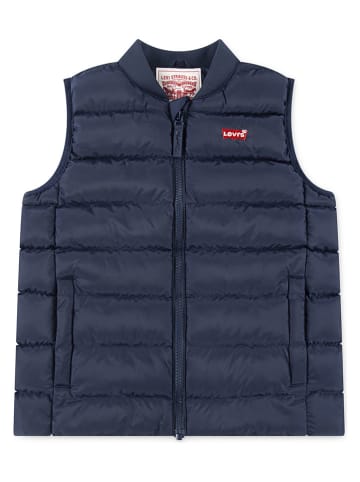 Levi's Kids Doorgestikte bodywarmer donkerblauw