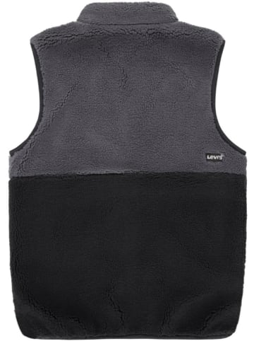 Levi's Kids Kamizelka polarowa w kolorze szaro-czarnym