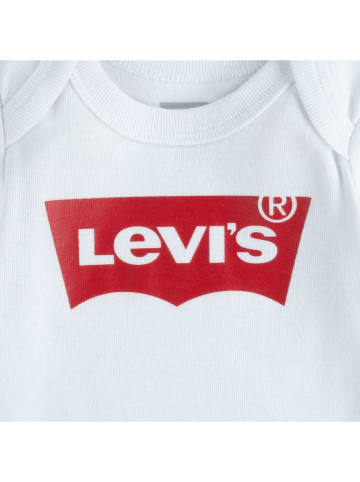 Levi's Kids 2er-Set: Bodys in Weiß/ Rot