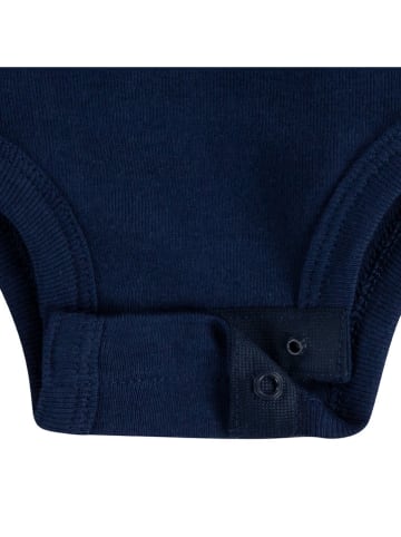 Levi's Kids 2er-Set: Bodys in Grau/ Dunkelblau