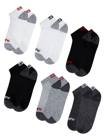 Levi's Kids Skarpety (6 par) w kolorze czarno-białym