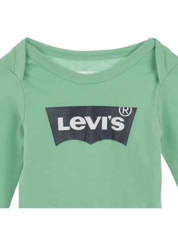 Levi's Kids 2er-Set: Bodys in Dunkelblau/ Grün