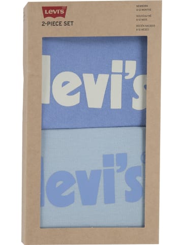 Levi's Kids 2er-Set: Bodys in Hellblau/ Blau