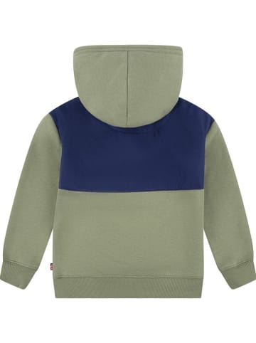 Levi's Kids Hoodie kaki/donkerblauw