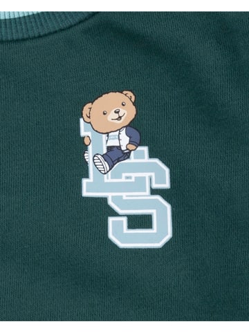 Levi's Kids Sweatshirt groen/wit/lichtblauw