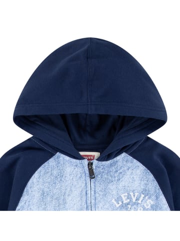 Levi's Kids Sweatvest lichtblauw/donkerblauw