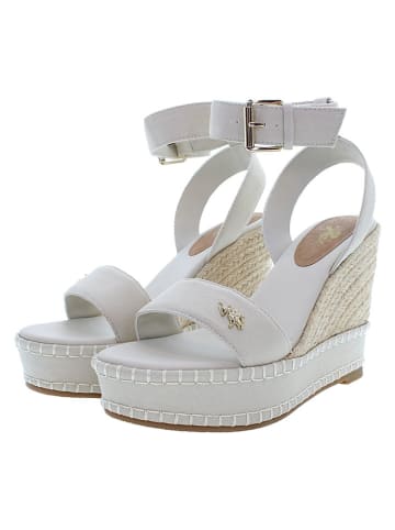 U.S. Polo Assn. Sleehaksandalen wit