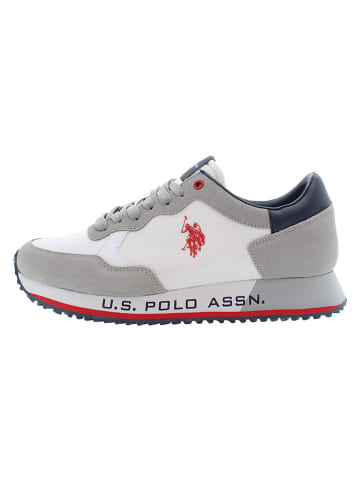 U.S. Polo Assn. Sneakers wit/grijs