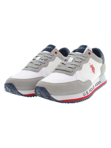 U.S. Polo Assn. Sneakers in Weiß/ Grau