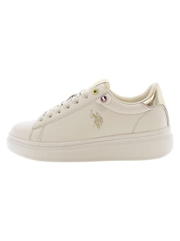 U.S. Polo Assn. Sneakersy w kolorze beżowym