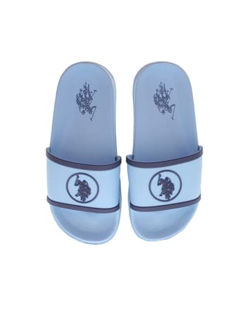 U.S. Polo Assn. Slippers lichtblauw