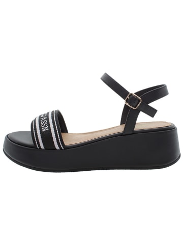 U.S. Polo Assn. Keilsandaletten in Schwarz