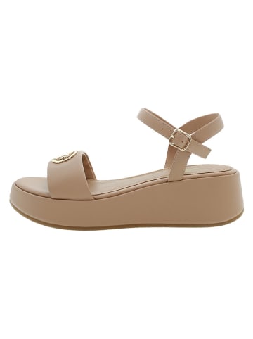U.S. Polo Assn. Keilsandaletten "Glory" in Hellbraun