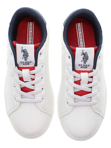 U.S. Polo Assn. Sneakersy w kolorze biało-granatowym