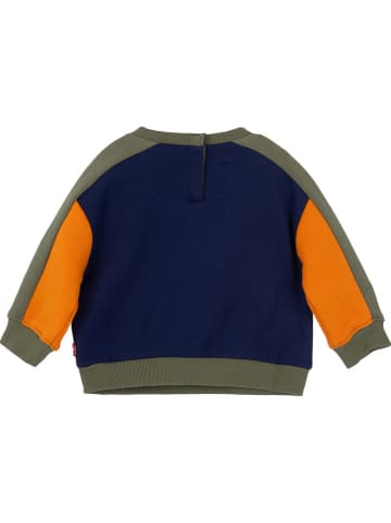 Levi's Kids Sweatshirt donkerblauw/oranje/kaki