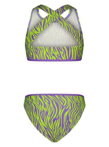 B.Nosy Bikini citroengroen/paars