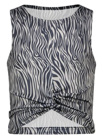 B.Nosy Top sportowy w kolorze czarno-białym