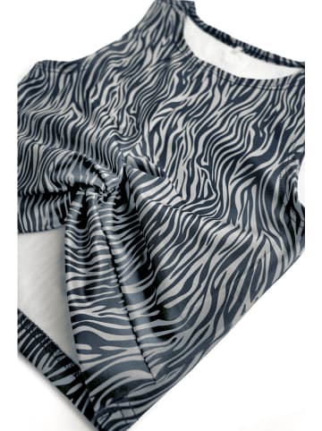 B.Nosy Top sportowy w kolorze czarno-białym