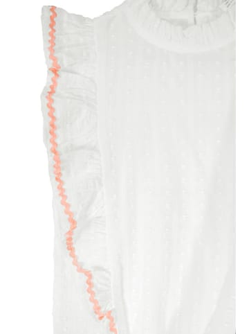 B.Nosy Bluse in Weiß/ Orange