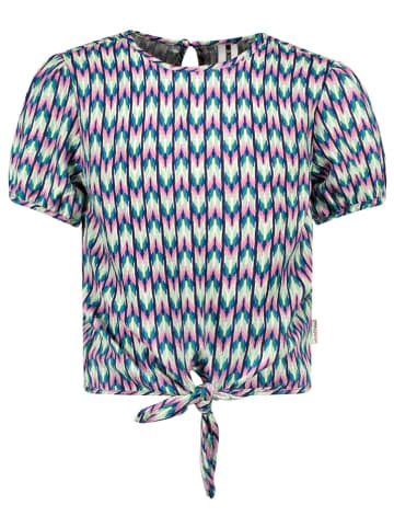 B.Nosy Shirt groen/roze/donkerblauw
