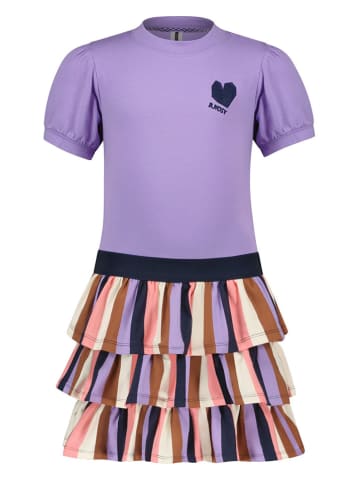 B.Nosy Jurk lila/lichtroze/crème
