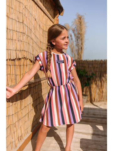 B.Nosy Kleid in Rosa/ Creme/ Dunkelblau