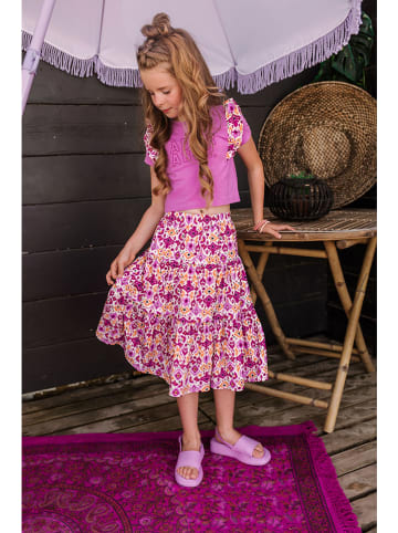 B.Nosy 2-delige outfit lichtroze/fuchsia/beige