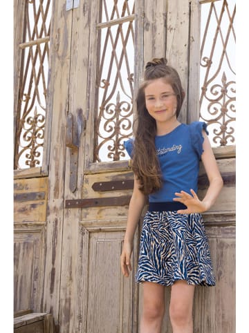 B.Nosy Kleid in Dunkelblau/ Beige