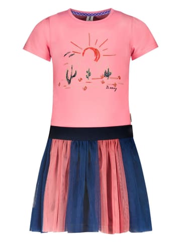 B.Nosy Kleid in Rosa/ Dunkelblau