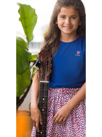 B.Nosy Kleid in Dunkelblau/ Rot