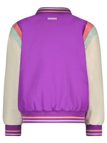 B.Nosy Blouson "Juna" wit/paars
