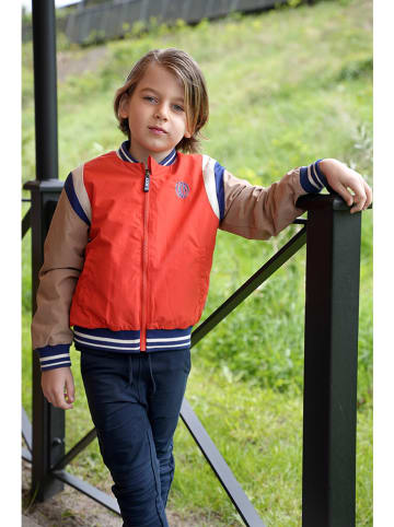 B.Nosy Sweatvest "James" oranje/lichtbruin