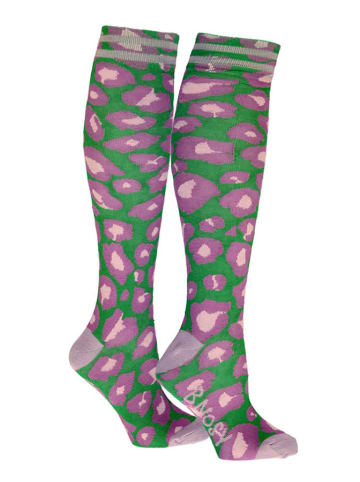 B.Nosy Sokken "Maya" paars/groen/lichtroze