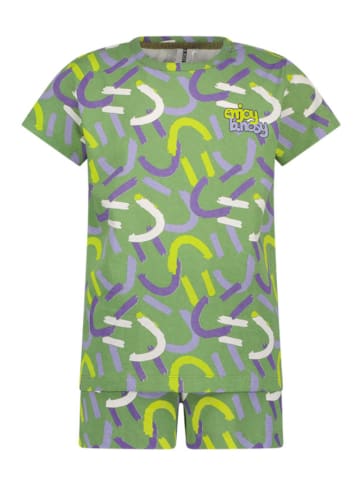 B.Nosy Pyjama "Zepp" groen/paars