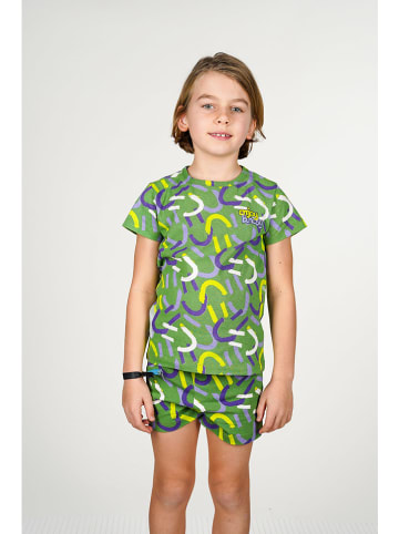 B.Nosy Pyjama "Zepp" groen/paars
