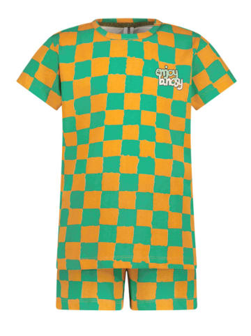 B.Nosy Pyjama "Zepp" groen/oranje