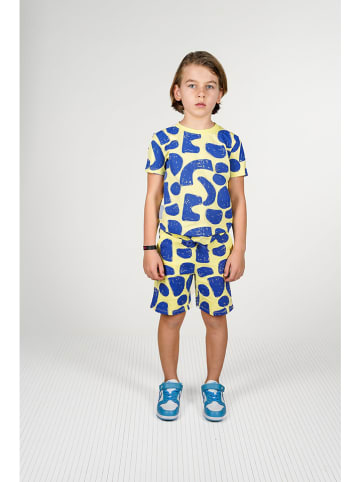 B.Nosy Shirt "Timmy" blauw/geel