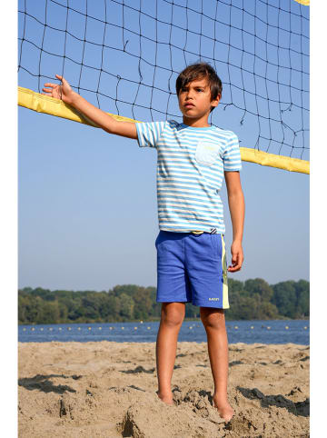 B.Nosy Shirt "Tripp" in Weiß/ Blau