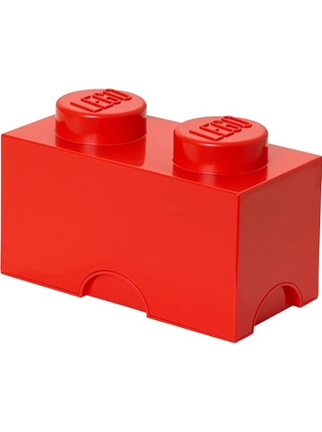 LEGO Opbergbox "Brick 2" rood - (B)25 x (H)18 x (D)12,5 cm