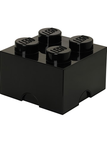 LEGO Aufbewahrungsbox "Brick 4" in Schwarz - (B)25 x (H)18 x (T)25 cm