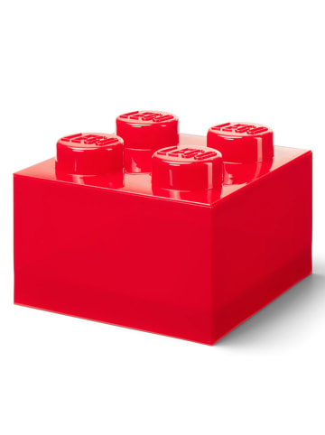 LEGO Pojemnik "Brick 4" w kolorze czerwonym - 25 x 18 x 25 cm