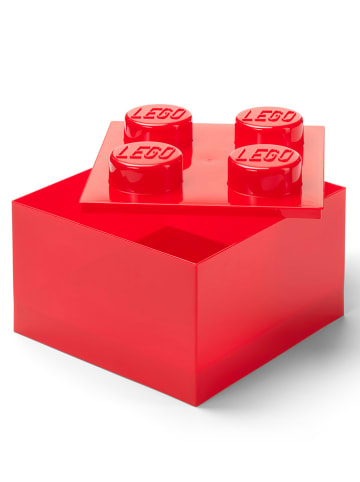 LEGO Opbergbox "Brick 4" rood - (B)25 x (H)18 x (D)25 cm