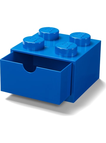 LEGO Schubladenbox "Brick 4" in Dunkelblau - (B)15,8 x (H)10 x (T)15,8 cm