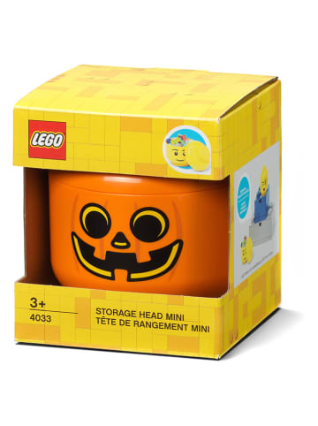 LEGO Aufbewahrungsbox "Pumpkin" in Orange - (H)12,3x Ø 10,5 cm