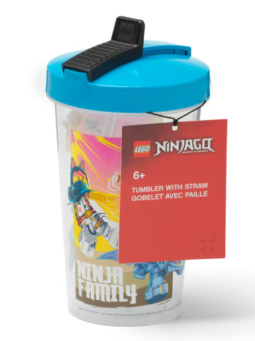 LEGO Kubek "Ninjago" w kolorze błękitno-jasnoróżowo-żółtym - 500 ml