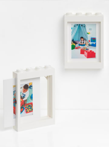 LEGO Bilderrahmen in Weiß