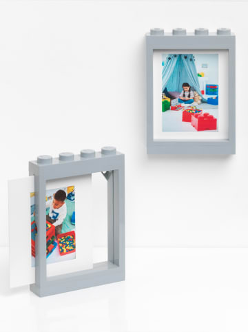 LEGO Bilderrahmen in Grau