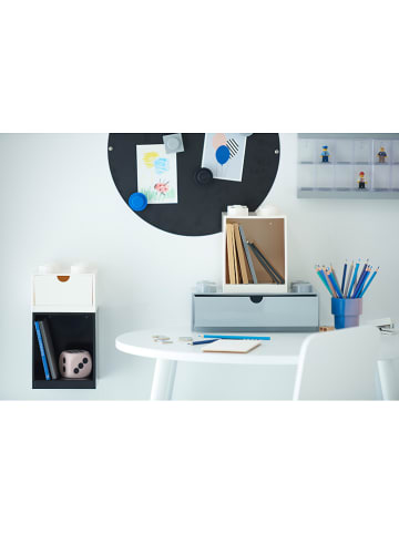 LEGO Regał "Brick" w kolorze białym - 21,5 x 32 x 16 cm