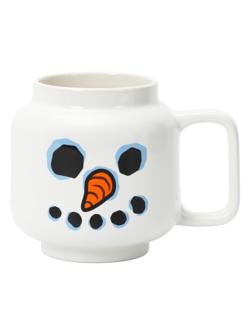 LEGO Kop "Snowman" wit/zwart - 530 ml